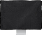 kwmobile Dust Cover for 27-28" Monitor - Linen Monitor Display Protector - Protect Your Computer Screen - Black