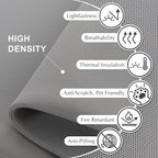 DECOLAB Standing Room Dividers, Privacy Divider Panel Wall, Portable Divider Separator Screen for Classroom, Office, Studio, Home, Scratch Resistance, 29x65 inch, Steel