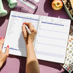 Clever Fox Fitness & Food Journal PRO – Daily Workout & Meal Planner for Women & Men – Exercise & Weight Loss Diary Notebook, 7.3x10.4” (Dark Terracotta)