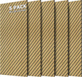 Art Acoustic Panels for Wall,5 Pack Sound Absorbing Panels,47.2” x 23.6” Soundproof Wall Panels,High-Density Acoustic Wall Panels,Decorative Sound Panels with Wood-Look