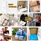 JOWLOT 9x6x4 inch Small Shipping Boxes Set of 25, White Corrugated Cardboard Box Literature Mailer for Mailing Packing Moving and Storage
