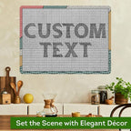 Custom Sign, Custom Street Sign, 11 Font Colors, 13 Font Styles, 4 Hole Options, 22 Sizes, 18x24 Inches, Rust Free DiBound, Fade Resistant, Made in USA by My Sign Center (Fauxsaic 2)