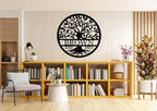 Personalized Tree of Life Metal Sign, Personalized Last Name Signs, Custom Name Signs, Tree of Life Wall Decor, Family Wall Décor