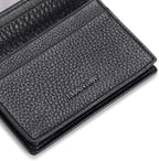 Leather Business Card Case Holder for Men & Women, Italian Calfskin