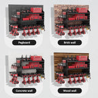 VDEVY Power Tool Organizer Wall Mount with Charging Station, 8 Outlet Heavy Duty Metal Garage Tool Storage Rack, 23 Inch 3 Tier Shelves for Workshop & Garage Organization