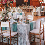 Buryeah 12 Pcs Reserved Seating Signs for Chairs Church Pew Reserved Chair Signs Placeholder with Printed Words for Weddings Parties Celebrations Receptions Church or Event (White,Gold)