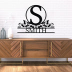 Personalized Metal Name Signs, Split Letter Monogram Wall Art Decor, Durable Steel Family Last Name Decor, Custom Signs Indoor or Outdoor, Personalized Wedding Gifts, Housewarming Gift