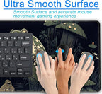 Kawaii Mushroom Cute Frog Desk Mat Anime Gaming Mouse Pad Dark Green Forest Mousepad XXL, Large Extended Laptop Keyboard Mouse Mat Desk Pad 31.5x15.75 in, Non-Slip Rubber Base with Stitched Edges