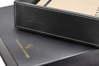 Gallaway Leather Letter Tray Organizer - PU Leather Desk Tray, Perfect for Office Organization, Document Holder Fits A4 Paper, Stackable Drawers for Extra Storage (Black)
