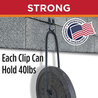 Grip Clip Roof Clips, Safe for Heat Tape, Electric Cable & Roof Heat Cable Installation, Prevents Roof Damage, Easy Nail-Free Outdoor Cable Clips, Your Ultimate Cable Clip (.325-25 Pack)