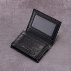 Leather Business Card Case Holder for Men & Women, Italian Calfskin