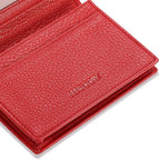 Leather Business Card Case Holder for Men & Women, Italian Calfskin