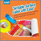 Colored Masking Tape Painters Tape 12 or 8 Pack 1 inch or 0.6 Inches for Arts & Crafts Labeling Coding Whiteboard Thin Paper Tape Craft Classroom School Supplies Wire Management Scrapbook Decoration