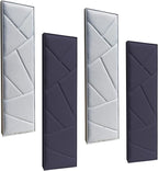 Tönnen Sublime Acoustic Panel | Professional Sound Absorbing Panel | Decorative Soundproof Panel | Acoustic Wall Panel (38x15x2 in - 1 piece - Gray)