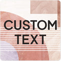 Custom Sign, Custom Street Sign, 11 Font Colors, 13 Font Styles, 4 Hole Options, 22 Sizes, 18x18 Inches, Rust Free DiBound, Fade Resistant, Made in USA by My Sign Center (Mid-Century Modern 1)