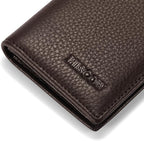 Leather Business Card Case Holder for Men & Women, Italian Calfskin