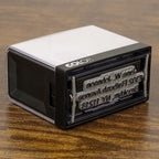 COLOP Medium Size Self Inking Custom Text Stamp - Choose from Many Fonts & 15 Ink Colors