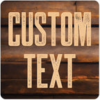 Custom Sign, Custom Street Sign, 11 Font Colors, 13 Font Styles, 4 Hole Options, 22 Sizes, 24x24 Inches, Rust Free DiBound, Fade Resistant, Made in USA by My Sign Center (Vintage Wood)