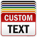 Custom Sign, Custom Sign for Business, Indoor/Outdoor use. 12x18 Inches, 3M EGP Reflective, Rust Free .063 Aluminum, Fade Resistant, Made in USA by My Sign Center (Header)