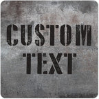 Custom Sign, Custom Street Sign, 11 Font Colors, 13 Font Styles, 4 Hole Options, 22 Sizes, 30x30 Inches, Rust Free DiBound, Fade Resistant, Made in USA by My Sign Center (Grunge Metal)