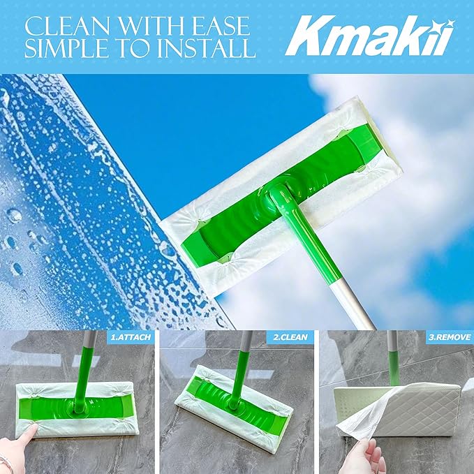 KMAKII Microfiber Dusting Cloths, Diamond Pattern, Disposable Cleaning Cloths for Floor, Furniture, Glass, Electronics, High Absorbency, Sheets, 8.7×11.8 inches (180)