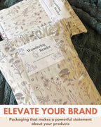 Poly Mailers 10x13-100 Pack Biodegradable Shipping Bags for Clothes - Impack Self-Seal Waterproof Thick Mailing Envelope for Accessories & Clothing - Wildflower