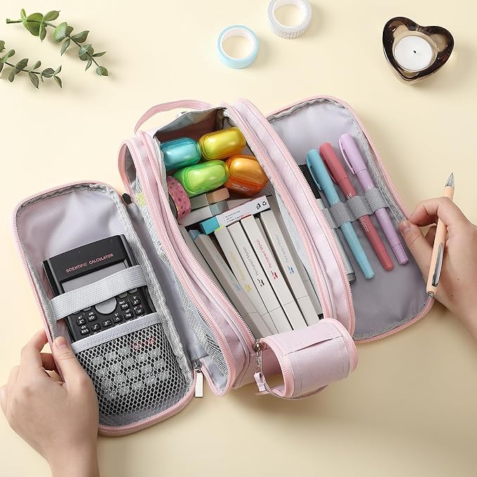 Mr. Pen- Large Capacity Pencil Case, Big Capacity Pencil Case, Big Pencil Pouch, Pen Pouch, Pen Bag