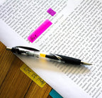 500 Pieces Tabs 2 Inch Sticky Index Tabs, Writable and Repositionable File Tabs Flags Colored Page Markers Labels for Reading Notes, Books and Classify Files, 21 Sets 10 Colors (Index Tabs)