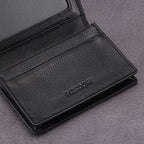 Leather Business Card Case Holder for Men & Women, Italian Calfskin
