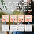 Redirect for Anxiety Sufferers: Rewrite Automatic Negative Thoughts (Ants) to Positive Affirmations & Growth Mindset | Personal Growth, Group Therapy | Stop Anxiety, Depression & Intrusive Thoughts