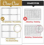 Large Dry Erase Wall Calendar - 36" x 52" Undated 4-Month Calendar for Home, Office, School - Reusable Jumbo Laminated Task Organizer