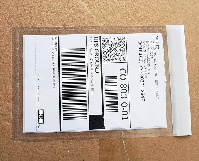 1000 Pcs Premium 4.7''x7.5'' Packing List Envelope, Tailored Size for 4x6'' Shipping Labels, Adhesive Shipping Label Pouch/Sleeve