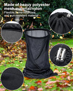 Wood Chipper Shredder Bag - Extra Large 24" x 48" Leaf Mulcher Shredder Collection Bag for Troy Bilt Wood Slicer Splitter Chipper Lawn Machine Universal Parts -2 Packs
