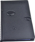 SAMYO Business Journal Name Card Book Holder Organizer - Holds 240 Cards - Black