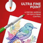 Sharpie Permanent Markers Ultra Fine Point Assorted Colors 12 Count