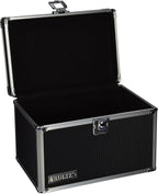 Vaultz Lockable Index Card Holder - Flash Card Organizer for Recipes, Passwords or Studying Holds 550 5x8 Notecards - Index Card Box Study Accessories, Black