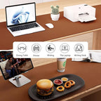 Aothia Leather Desk Pad Protector, Office Desk Mat, Large Mouse Pad, Laptop Desk Pad, Non-Slip PU Leather Desk Blotter, Waterproof Desk Writing Pad for Office and Home (Brown, 55" x 17")