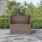 Yardgrace 80 Gallon Pro Resin Deck Box, Waterproof Outdoor Storage Bin for Patio, Poolside, and Garden, Lockable & UV-Resistant,Brown
