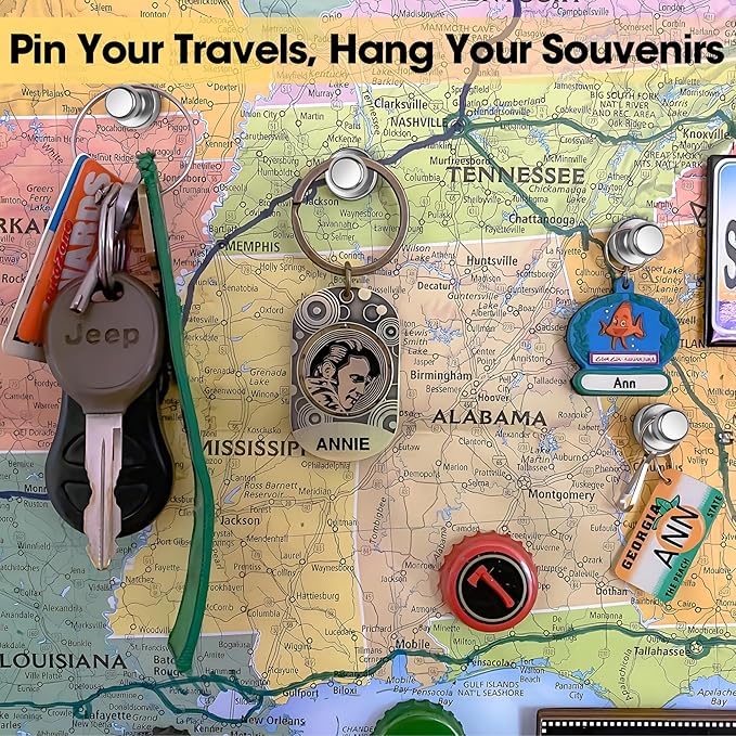 60 Pack Refrigerator Magnets - Whiteboard and Fridge Magnets, Small Neodymium Push Pin Magnets for Locker, Map, Kitchen, Office, School