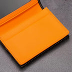 Leather Business Card Case Holder for Men & Women, Italian Calfskin
