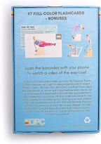 OnlinePilatesClasses Pilates Chair Deck with Video Tutorials, Fitness Flash Cards with 97 All-Levels Cards Set for Home Gym Exercise, Chair Not Included