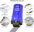 Guard Your ID Advanced Roller 2.0 Identity Theft Prevention Security Stamp Blue