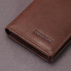 Leather Business Card Case Holder for Men & Women, Italian Calfskin