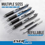 Pentel EnerGel RTX Liquid Gel Pens, Medium (0.7mm), Turquoise, 4-pk (BL77PF4S3)