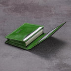 Leather Business Card Case Holder for Men & Women, Italian Calfskin
