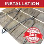 Grip Clip Roof Clips, Safe for Heat Tape, Electric Cable & Roof Heat Cable Installation, Prevents Roof Damage, Easy Nail-Free Outdoor Cable Clips, Your Ultimate Cable Clip (.825-25 Pack)