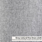 Gray Drum Lamp Shades Set of 2 Medium 13" Top x 13" Bottom x 10" High (Spider) Traditional Lampshades for Table Lamp & Bedside Lamp - Assembly Required - Modern Lamp Shade By GO&SO